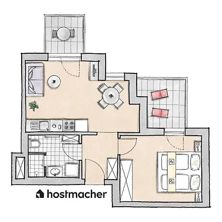 Sunny 1Br Home With Balcony By Hm Vienna Exterior photo